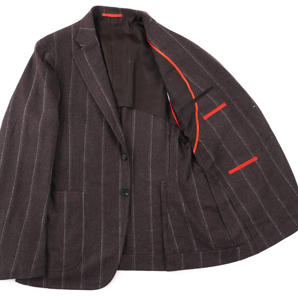 Isaia Soft Flannel Wool-Cashmere Suit