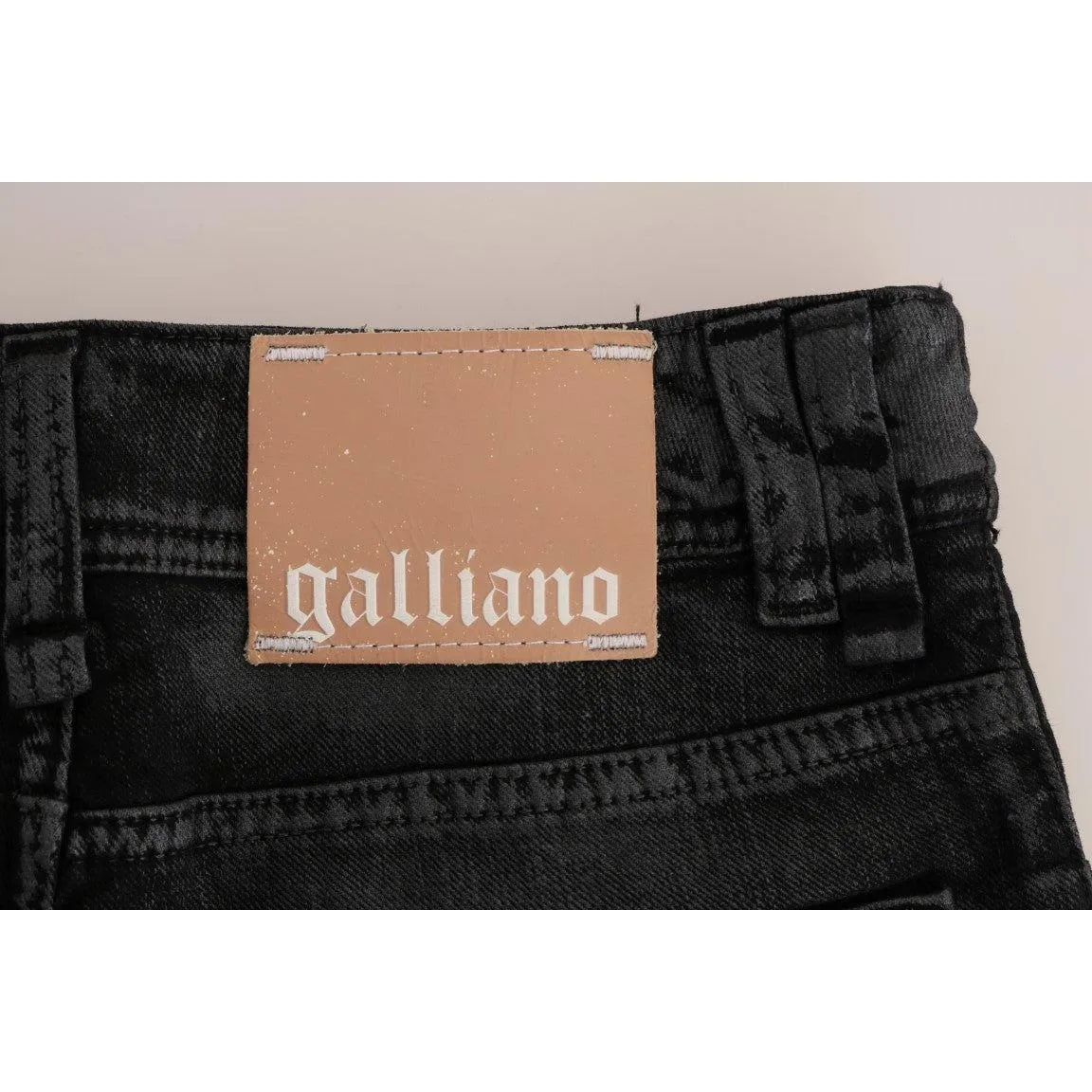 John Galliano Chic Gray Wash Regular Fit Jeans