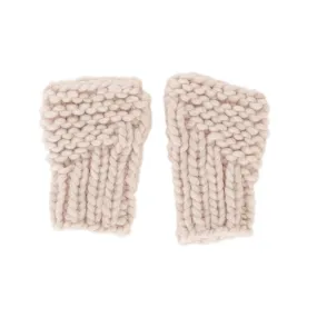 Journey Fingerless Mittens Oatmeal