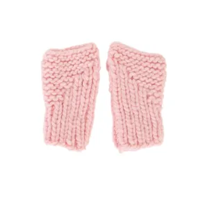 Journey Fingerless Mittens Pink