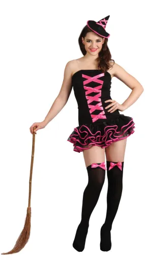 Ladies Bewitched Tutu Witch Halloween Costume