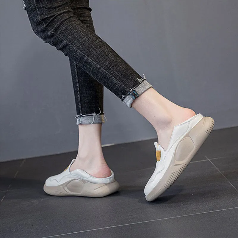 Lightweight Color-Block Platform Shoes for Women