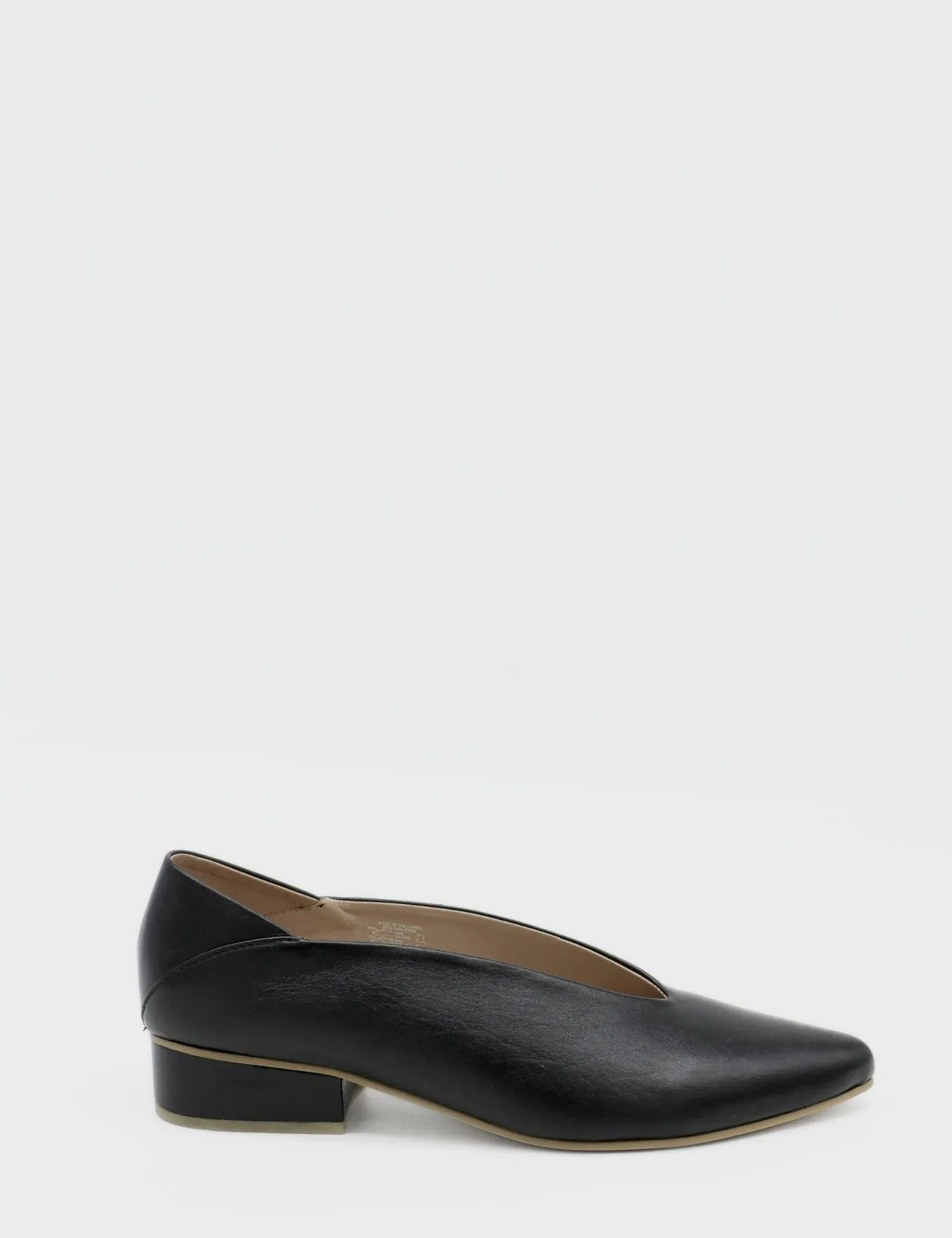 Louvre slip-on loafers in black leather womens shoes