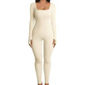 LovelyRLovely Seamless Long Sleeve Hip Lifting Jumpsuit