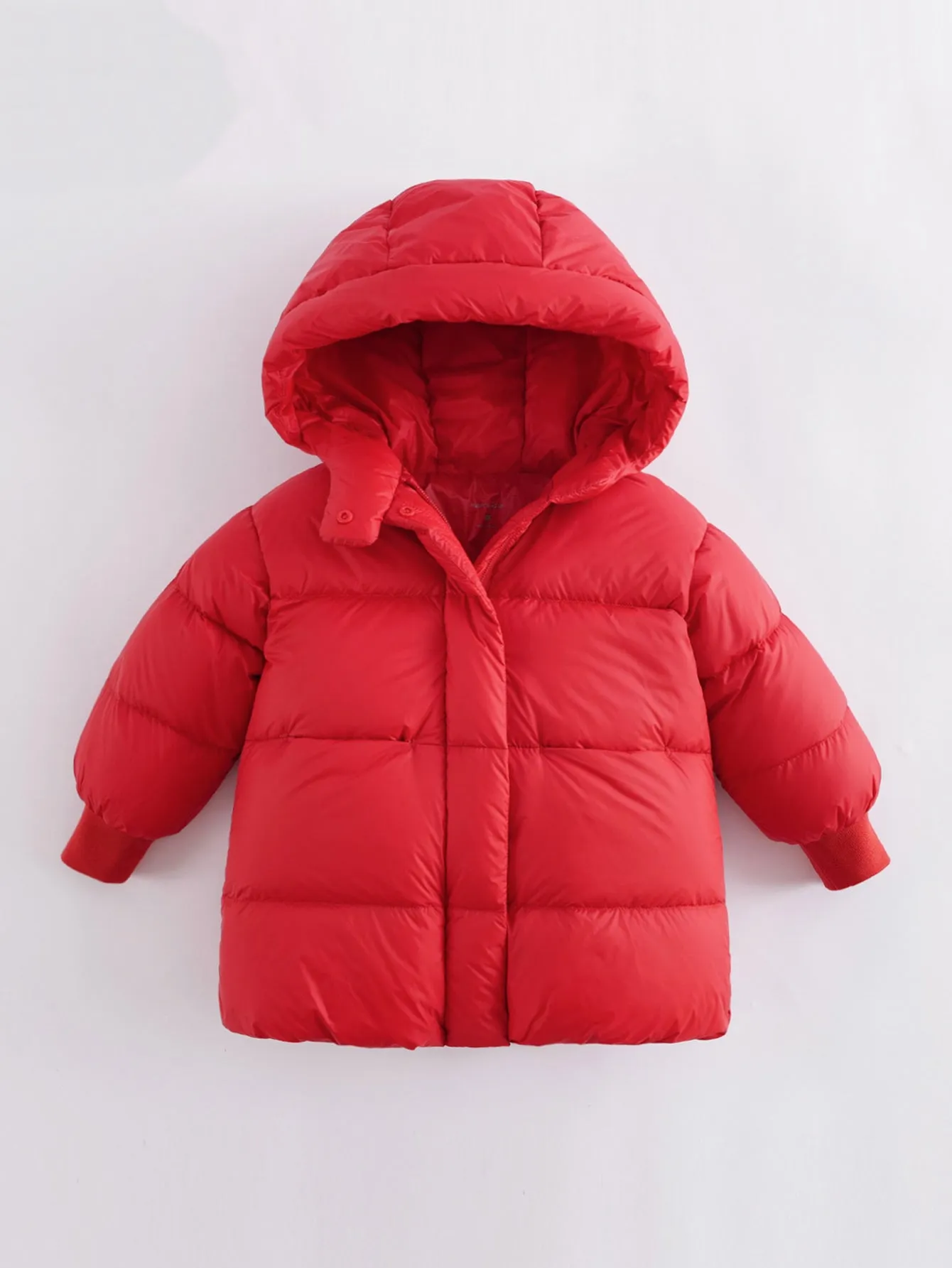 MARC & JANIE Girls Ultralight Hooded Down Mid-Length Coat 221867