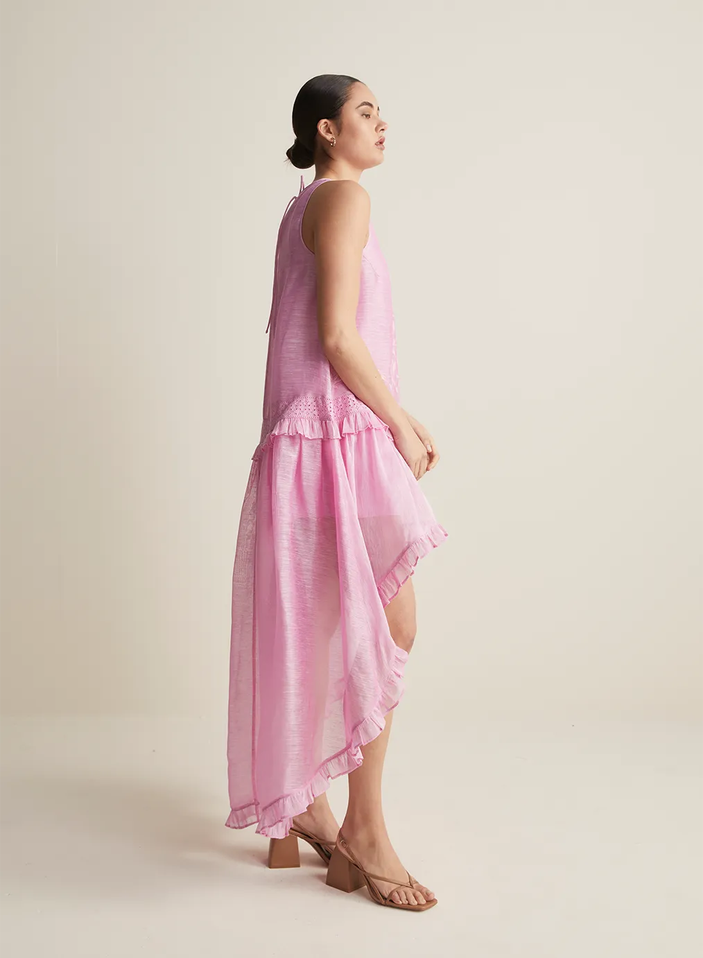 Marley Silk Linen Maxi Dress