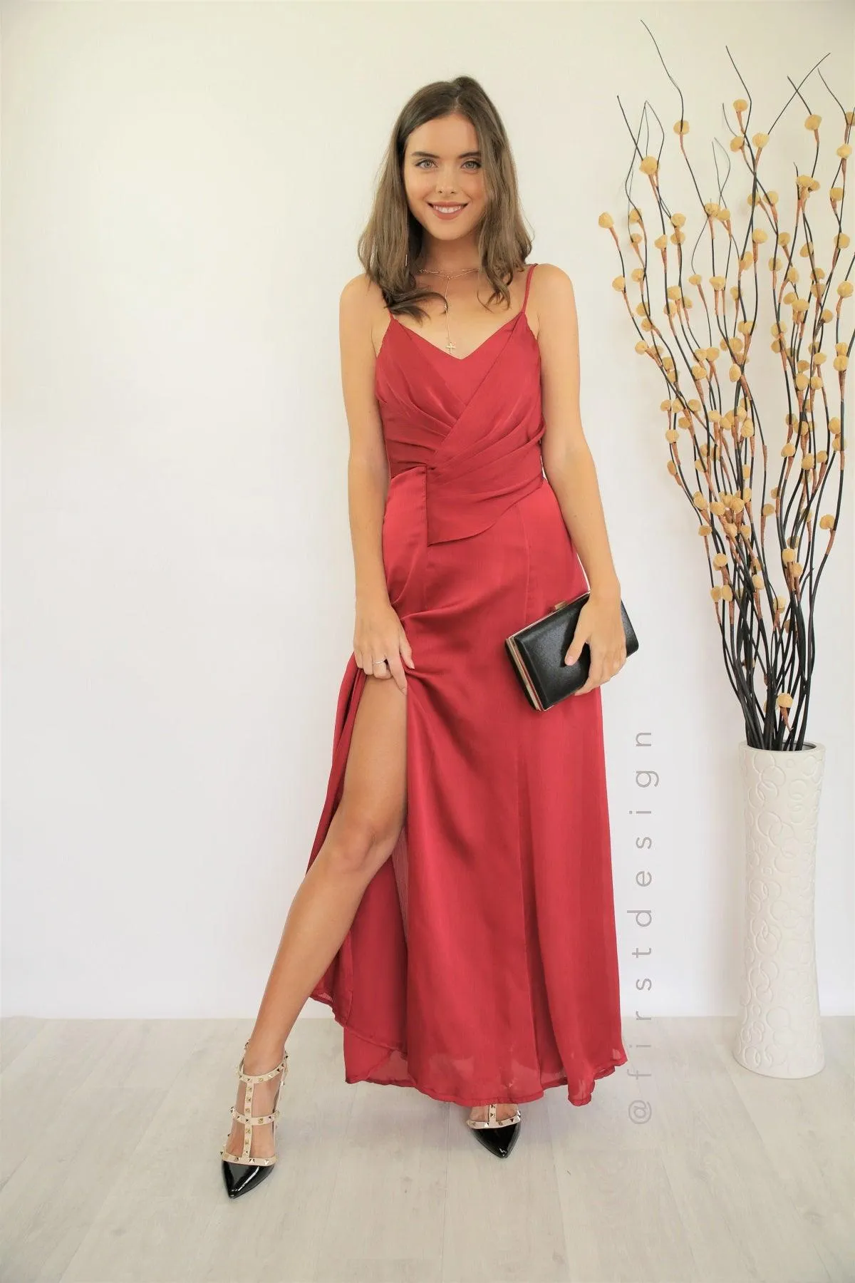 Maya Dress - Red