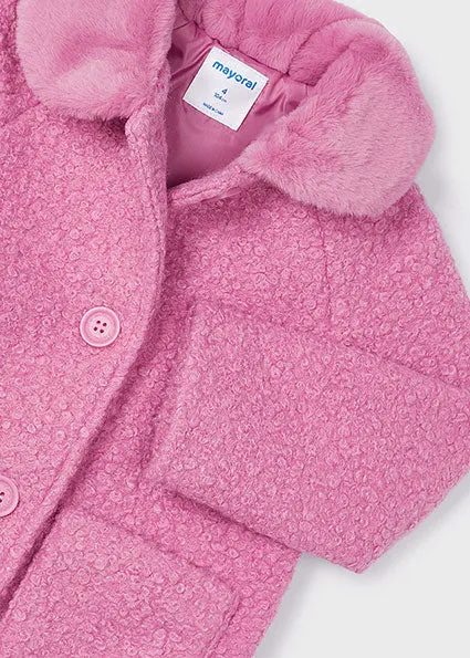 Mayoral Girls Coat 4487 Camellia