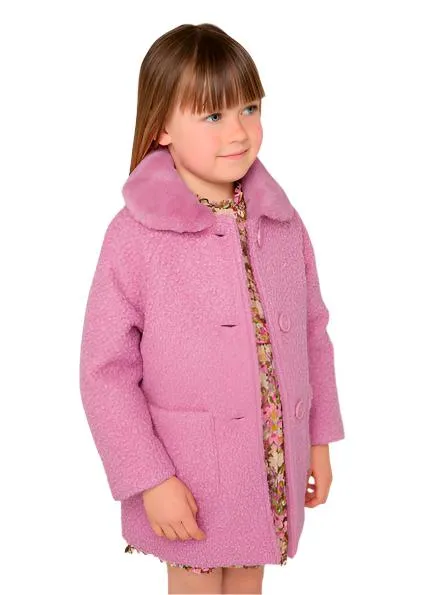 Mayoral Girls Coat 4487 Camellia