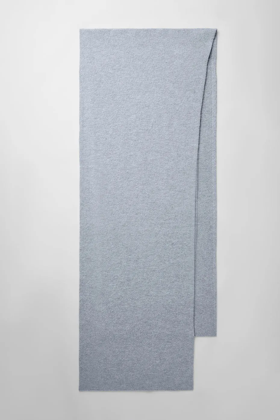 Merino Wool Oversized Scarf - Hazy Heather Grey