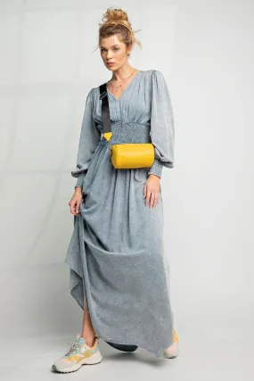 Mineral Washed Maxi Dress