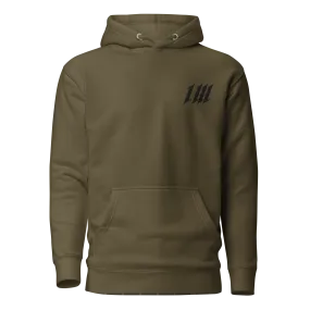 Minimal Military Green Hoodie