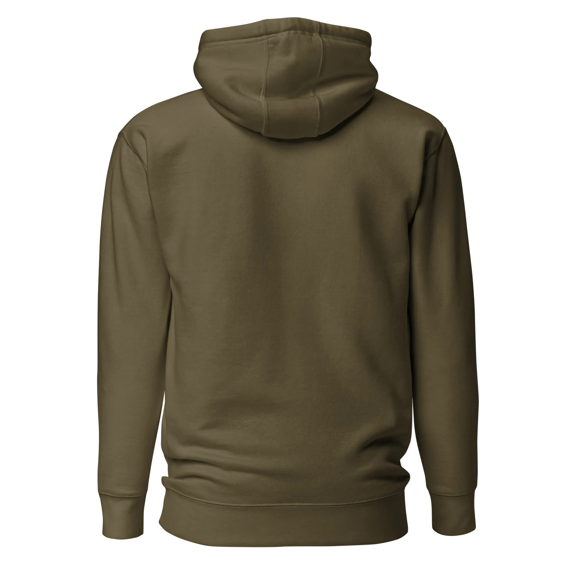 Minimal Military Green Hoodie