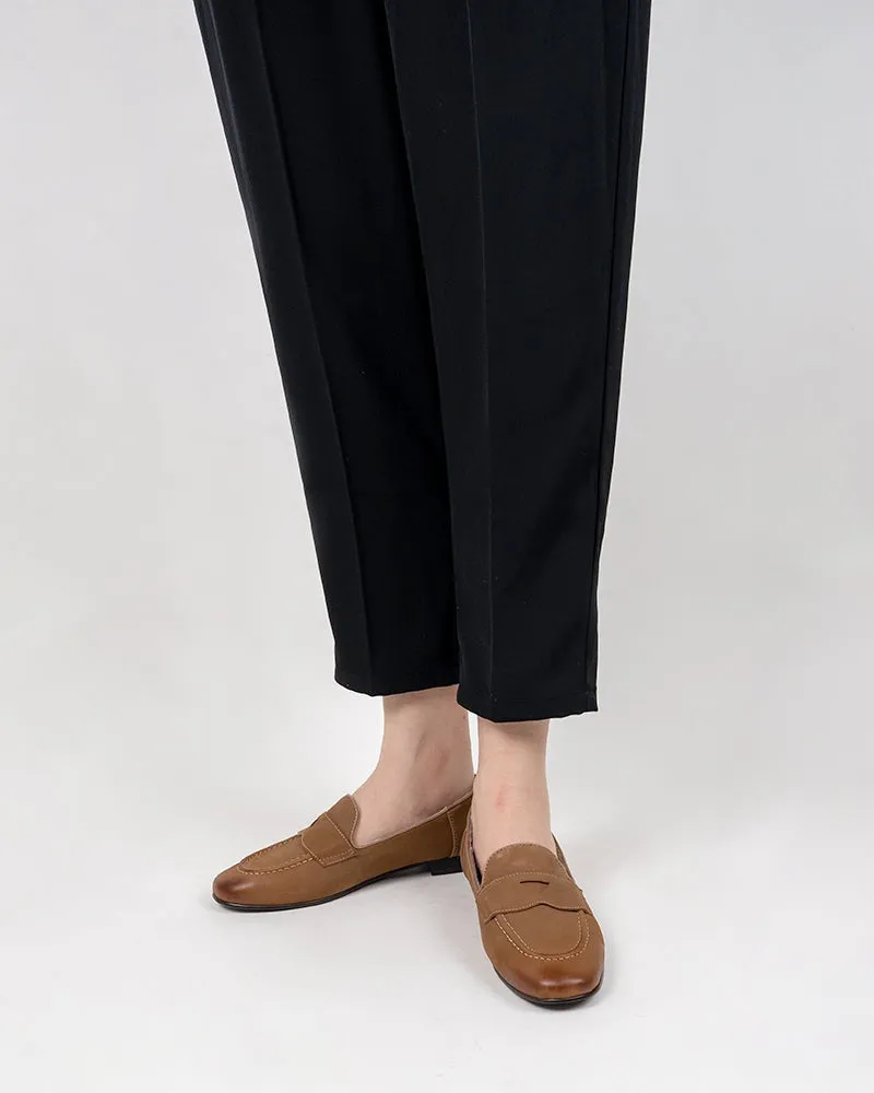 Minimalist Comfy Warm Slip On Flat Loafers