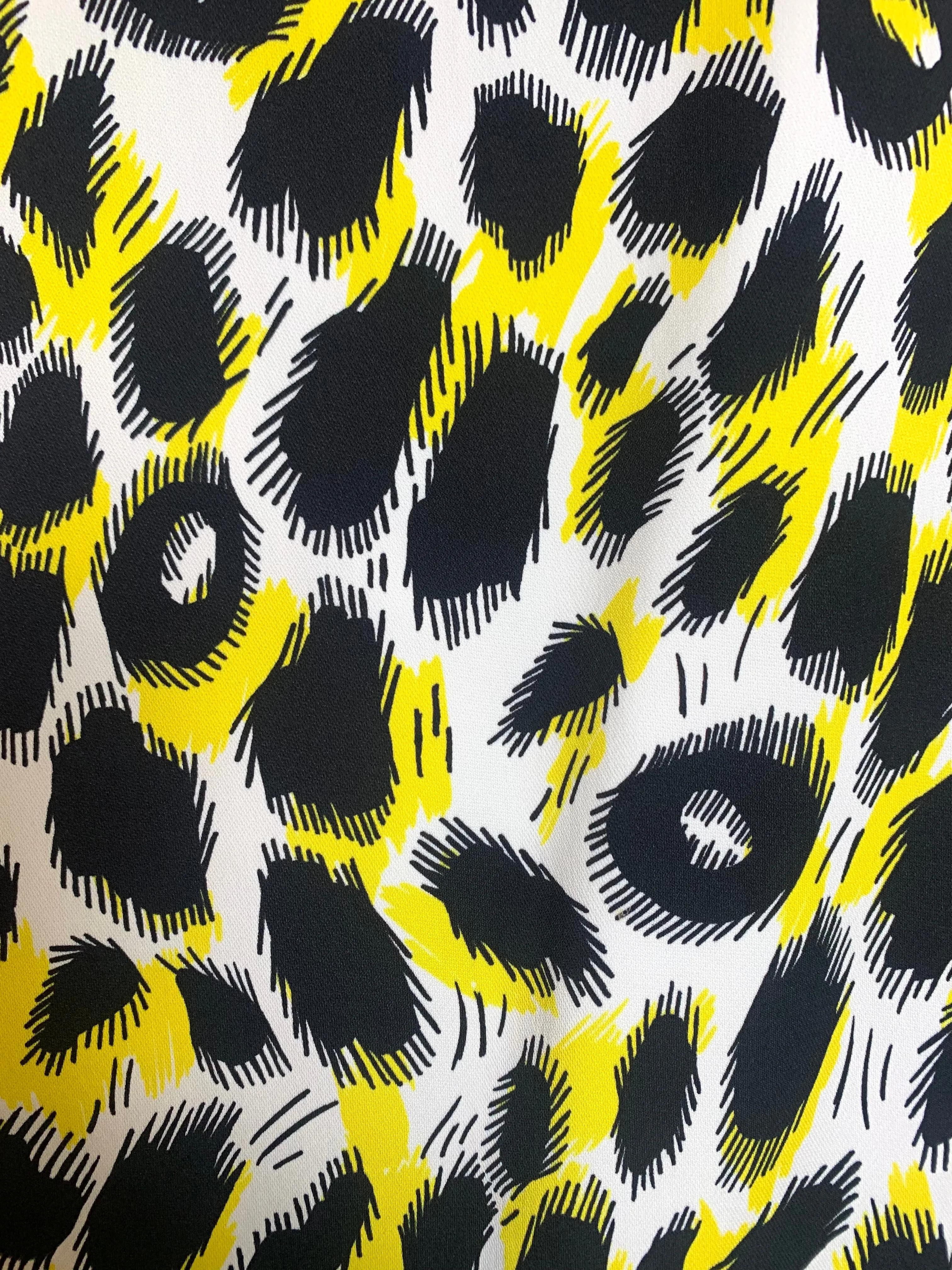 Moschino 2010's Animal & Hand Pop Art Print Dress