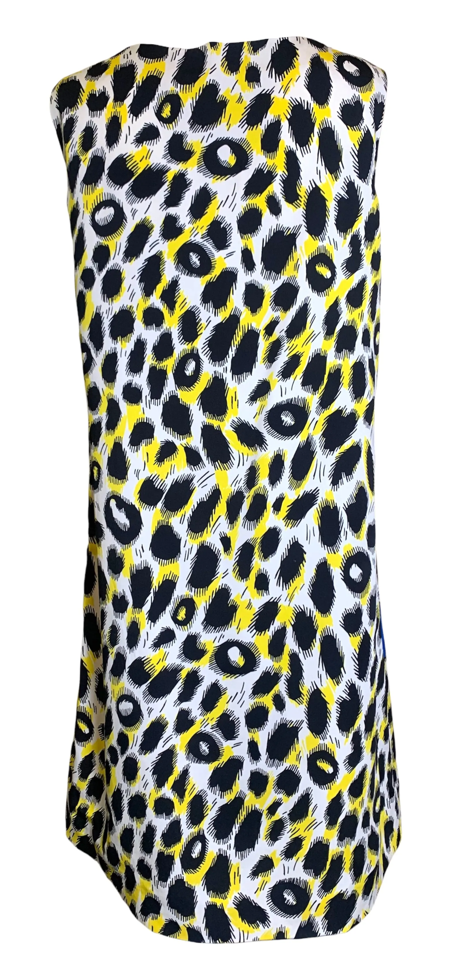 Moschino 2010's Animal & Hand Pop Art Print Dress