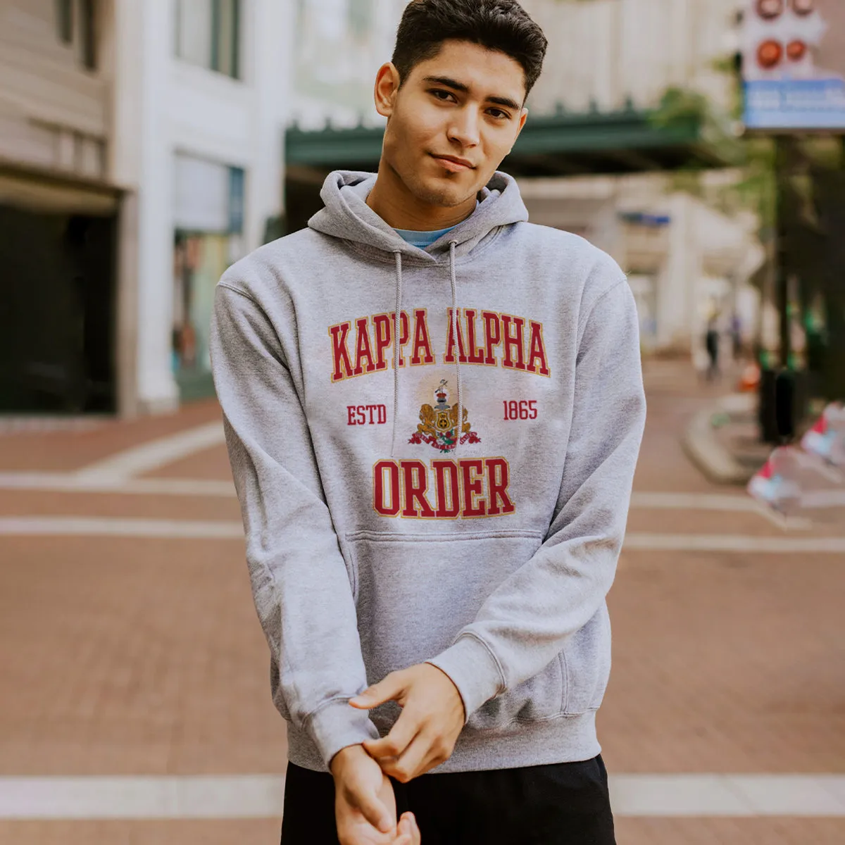 New! Kappa Alpha Classic Crest Hoodie