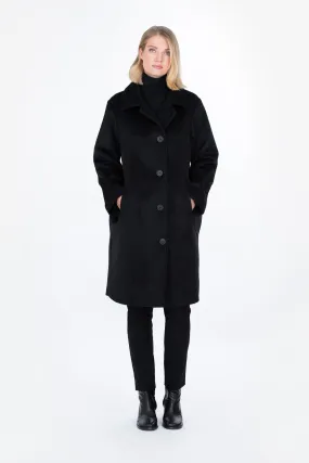 Omena Wool Coat Black