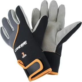 Open Box Cressi Tropical 2mm Scuba Dive Gloves-XXLG