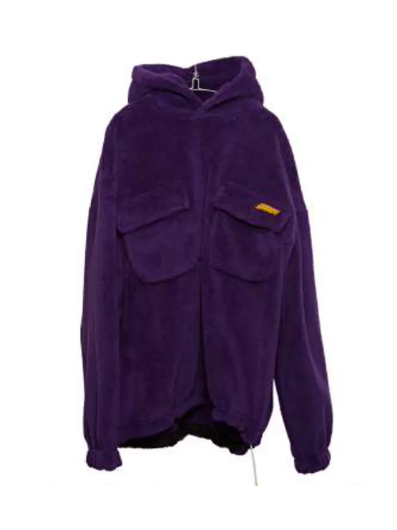 Oversized Wappen Fur Hoodie