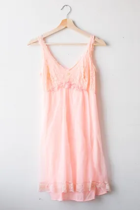 Peach Lace Slip