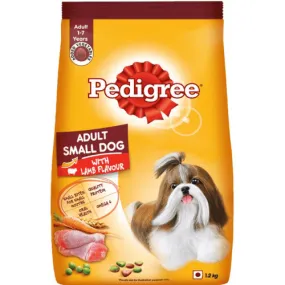 Pedigree Lamb & Veg Flavour Adult Small Dog Dry Food (Limited Shelf Life)