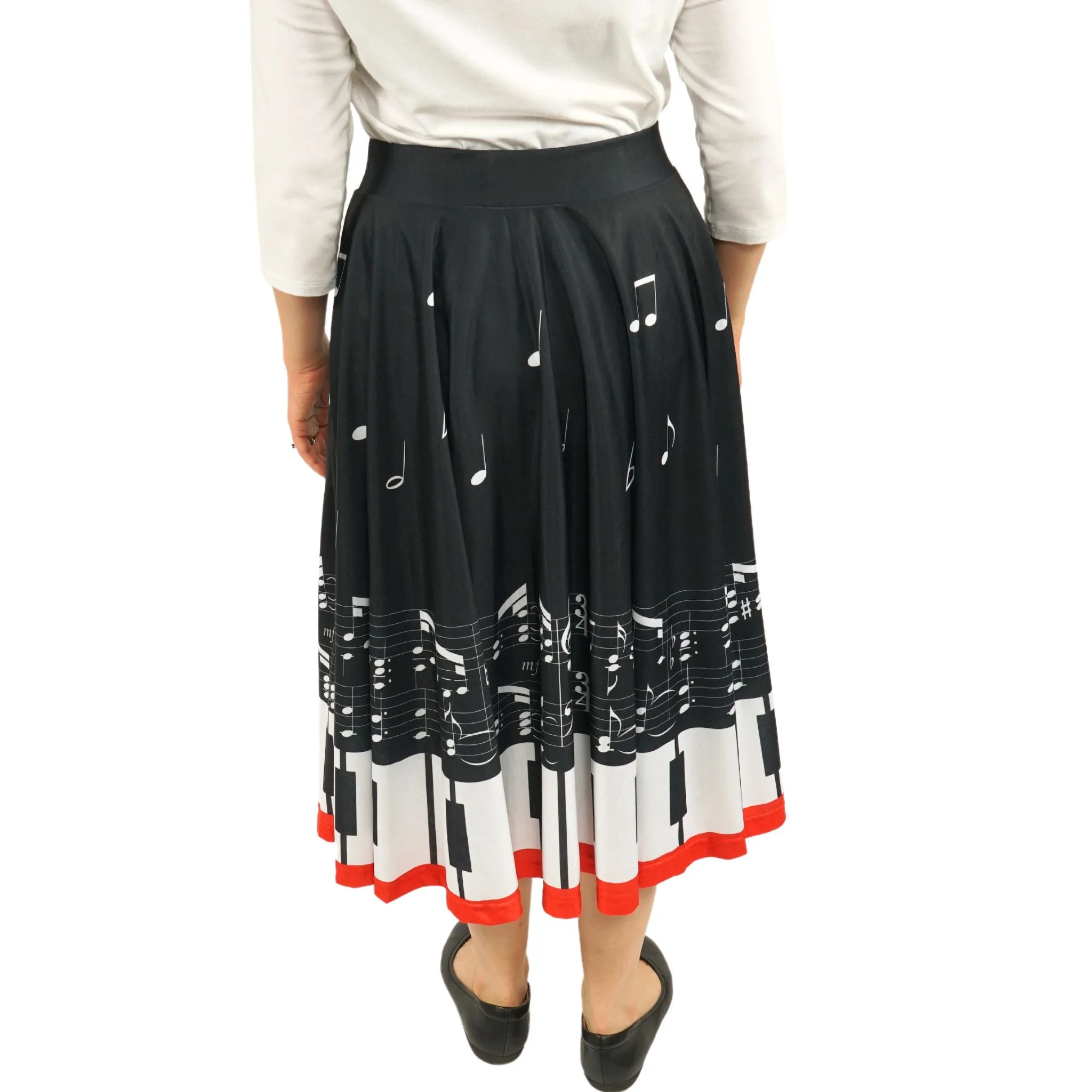 Piano Keys Twirl Skirt [FINAL SALE]