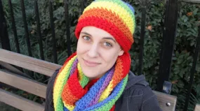 Rainbow Infinity Scarf