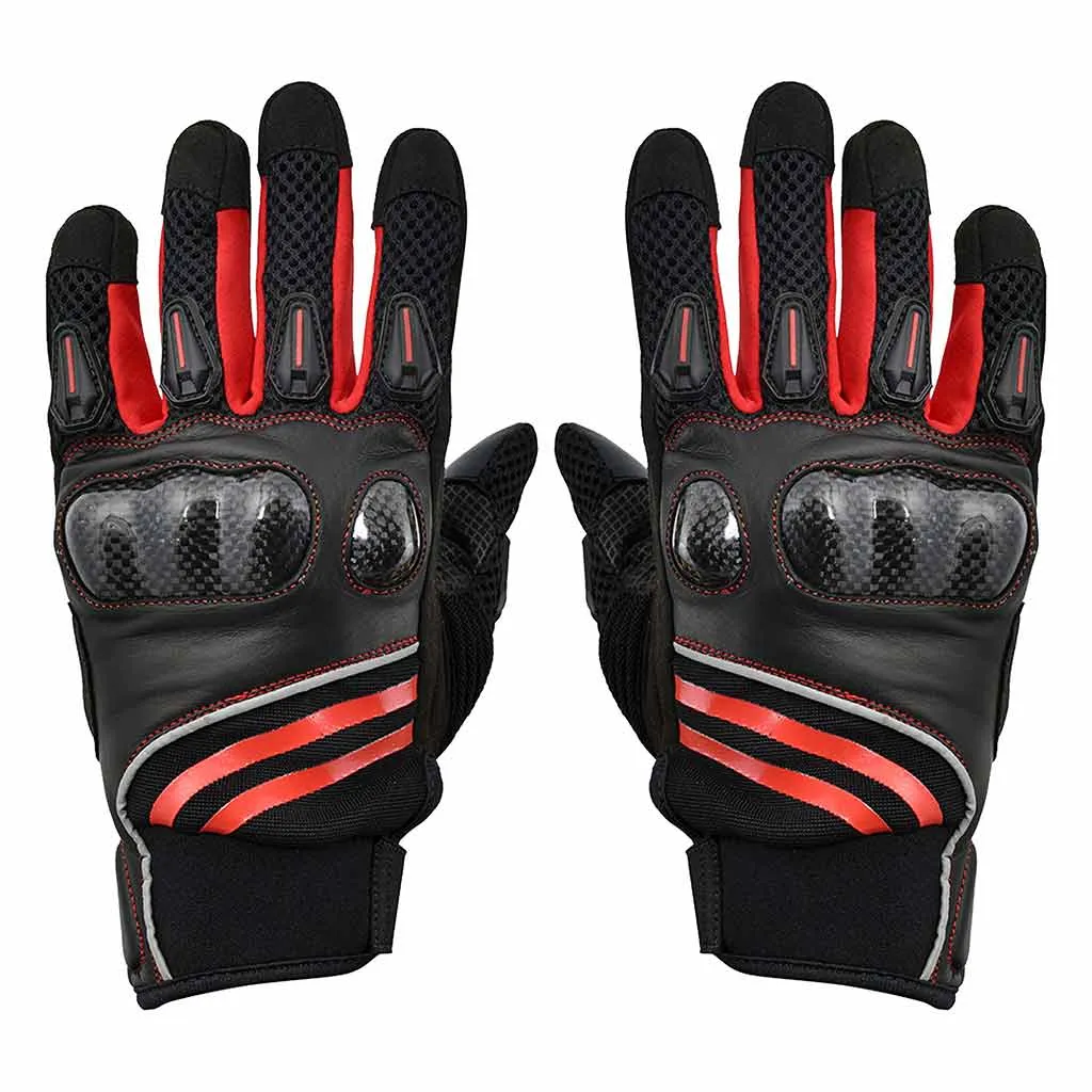 RIDERACT® Summer Motorbike Gloves REDO Moto Gloves