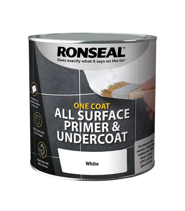 Ronseal One Coat All Surface Primer and Undercoat - White