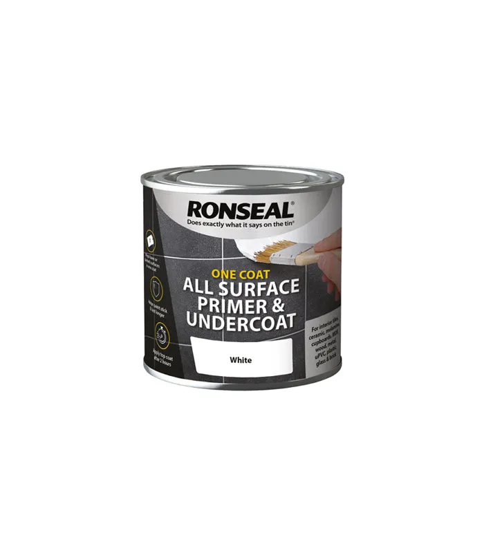 Ronseal One Coat All Surface Primer and Undercoat - White