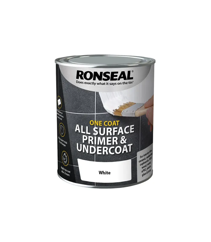 Ronseal One Coat All Surface Primer and Undercoat - White