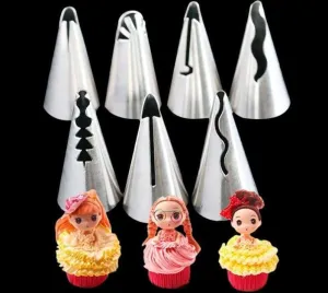 Ruffle Piping Pastry Nozzles Set