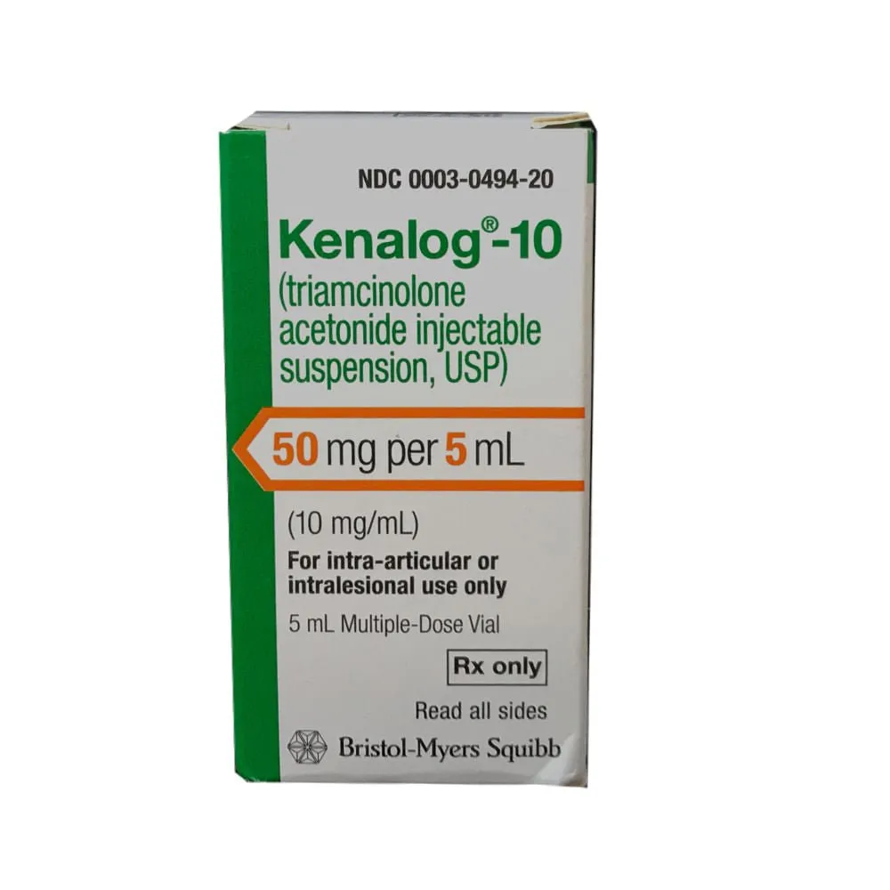 Rx Kenalog Inj, 10mg/ml x 5ml Vial