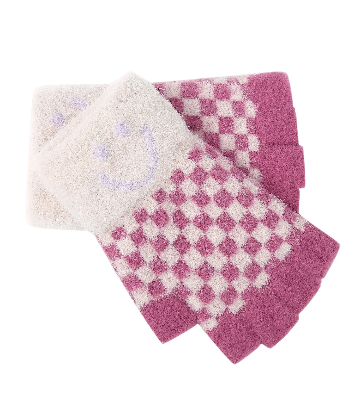 TARRAMARRA Kids Fingerless Ultra Plush Knit Gloves  - TAZ117