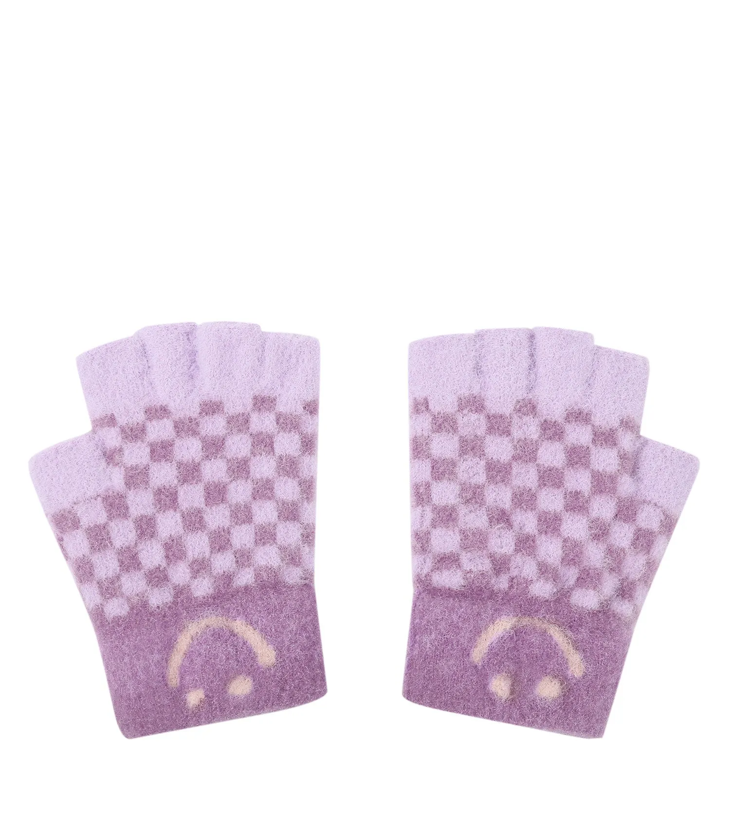 TARRAMARRA Kids Fingerless Ultra Plush Knit Gloves  - TAZ117