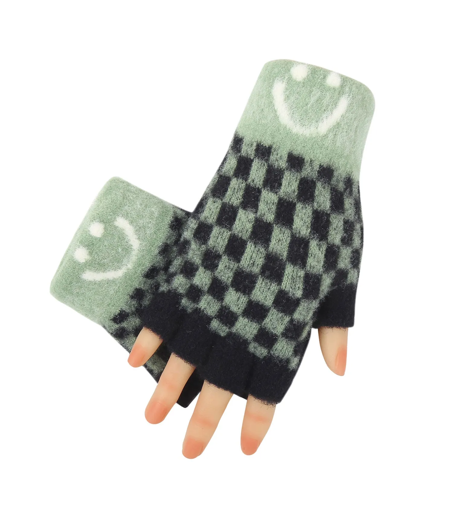 TARRAMARRA Kids Fingerless Ultra Plush Knit Gloves  - TAZ117