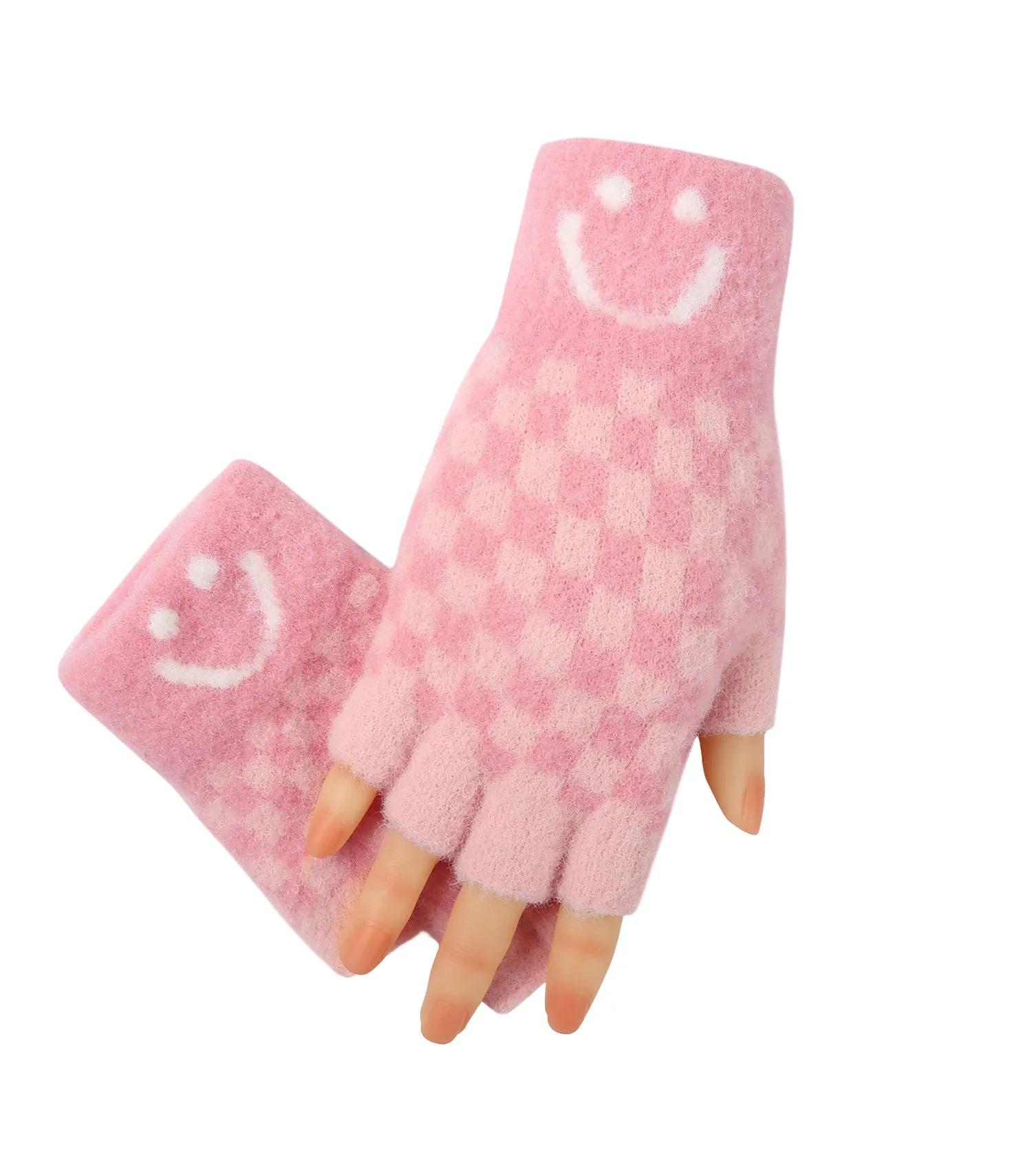 TARRAMARRA Kids Fingerless Ultra Plush Knit Gloves  - TAZ117