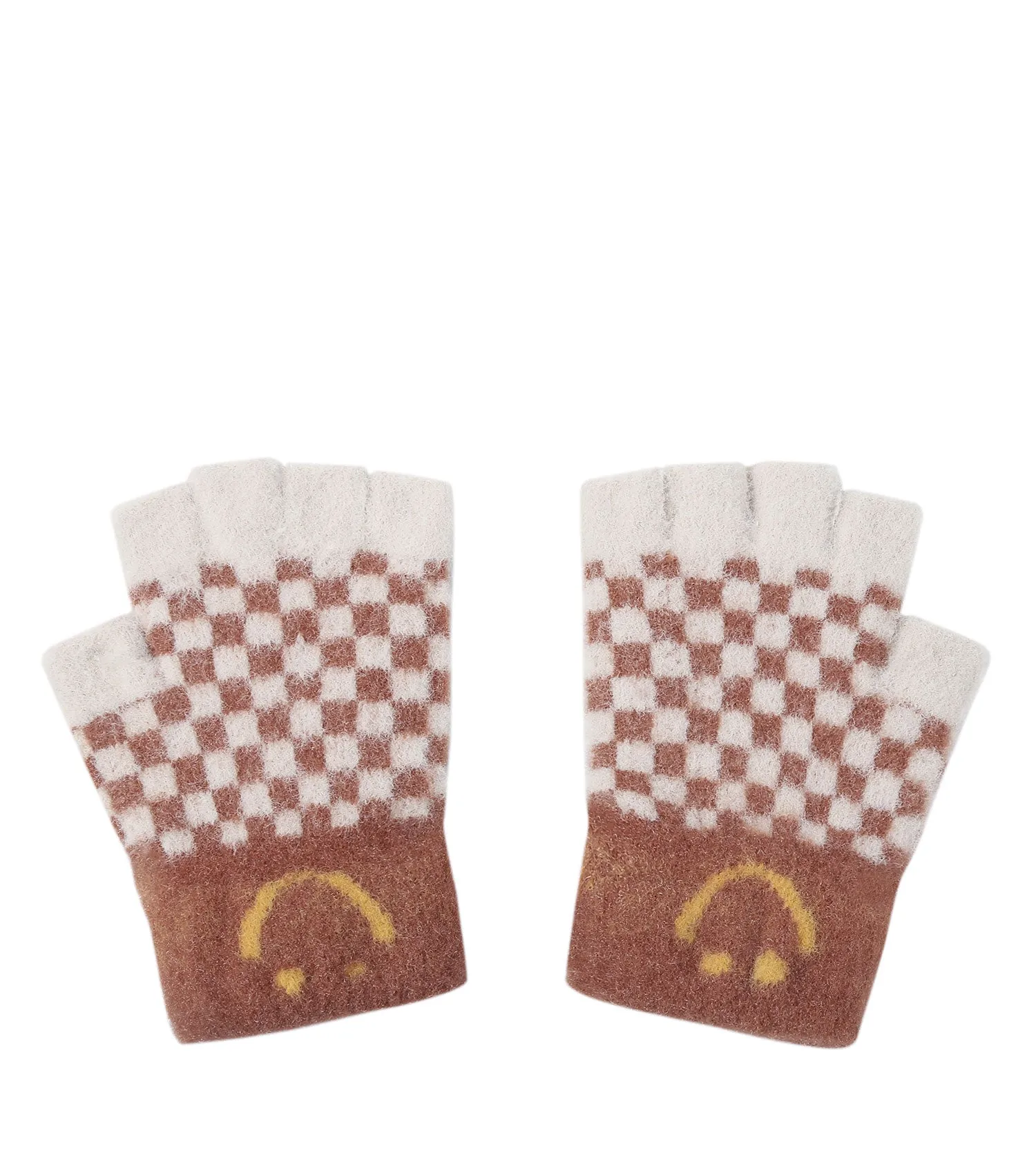 TARRAMARRA Kids Fingerless Ultra Plush Knit Gloves  - TAZ117