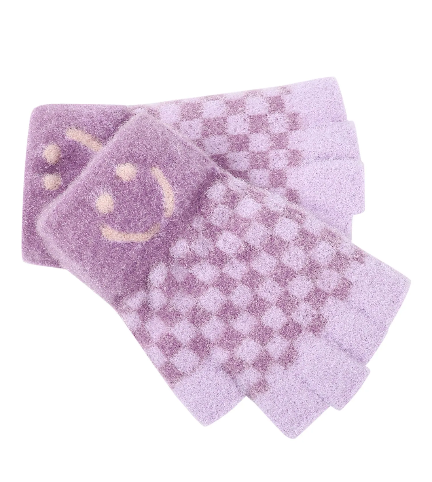 TARRAMARRA Kids Fingerless Ultra Plush Knit Gloves  - TAZ117