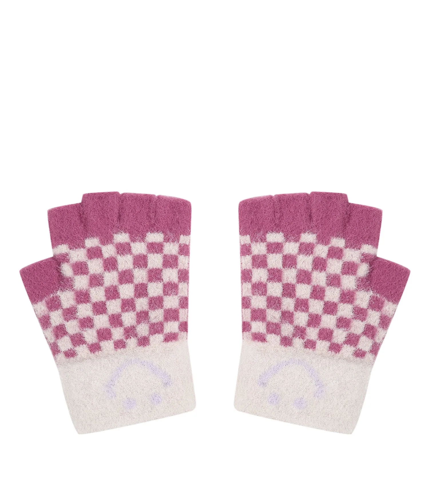 TARRAMARRA Kids Fingerless Ultra Plush Knit Gloves  - TAZ117