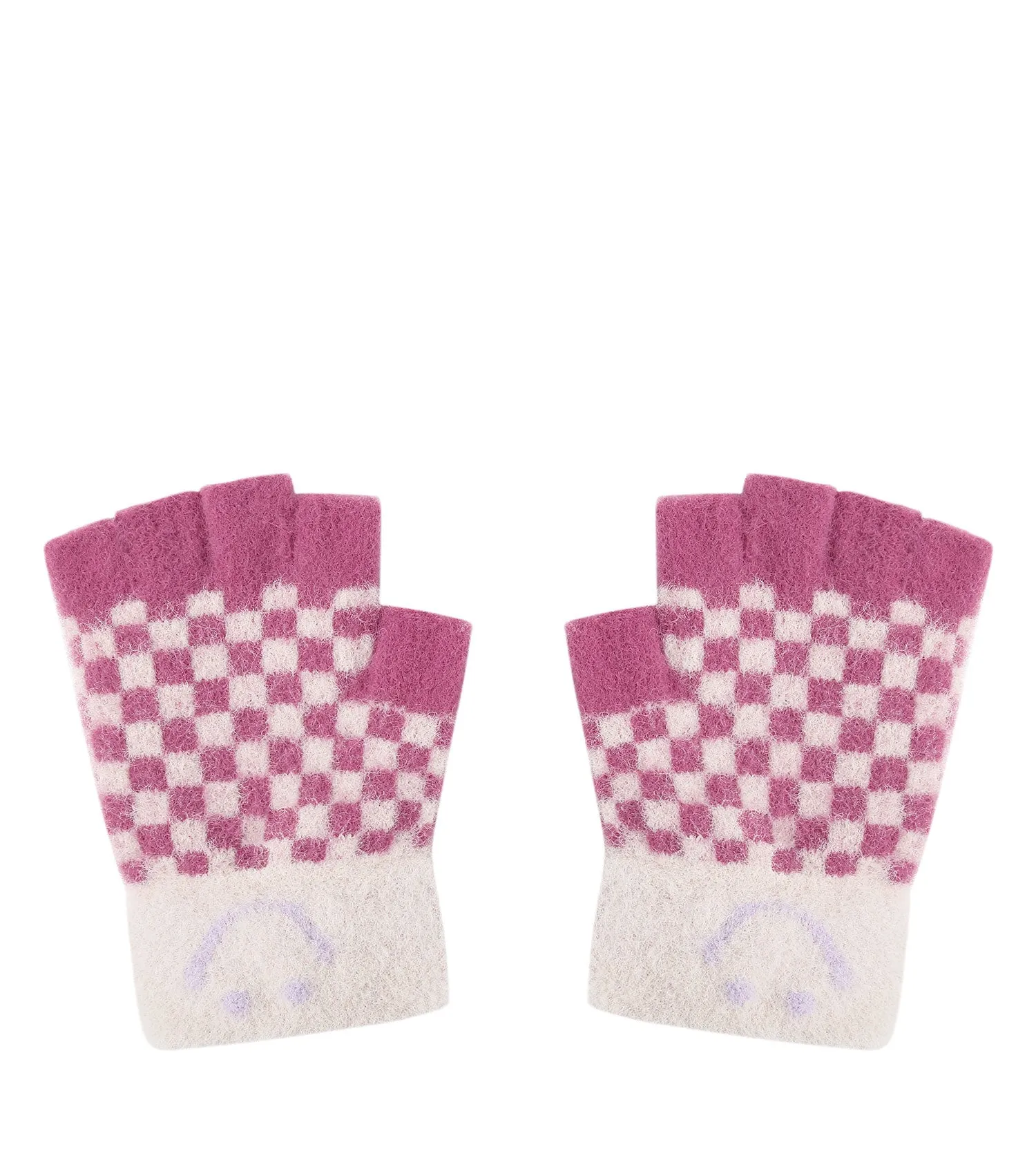 TARRAMARRA Kids Fingerless Ultra Plush Knit Gloves  - TAZ117