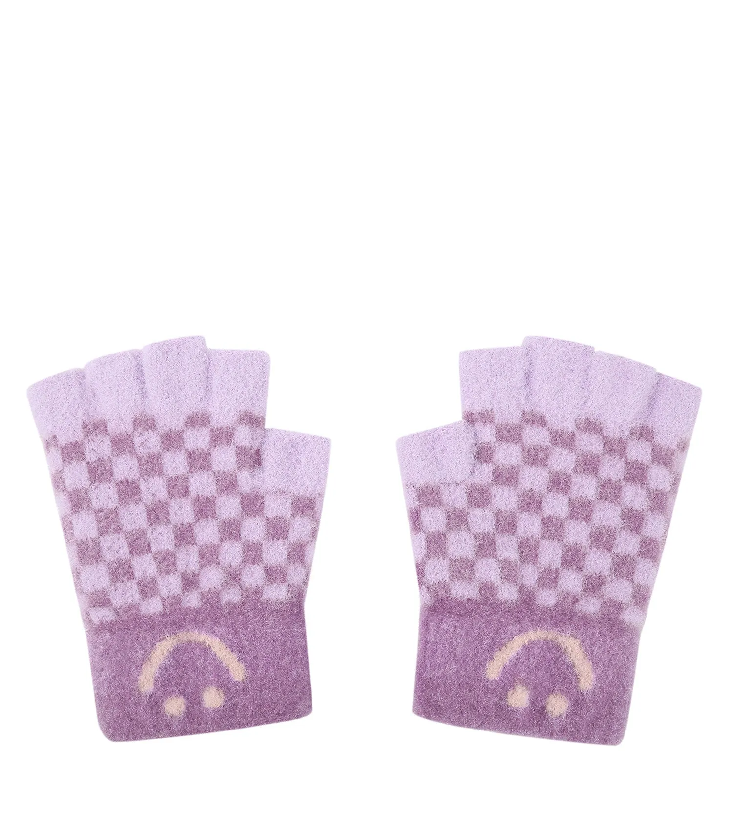 TARRAMARRA Kids Fingerless Ultra Plush Knit Gloves  - TAZ117