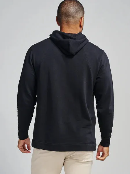 tasc Men's Performance Venture Fleece Hoodie in Black