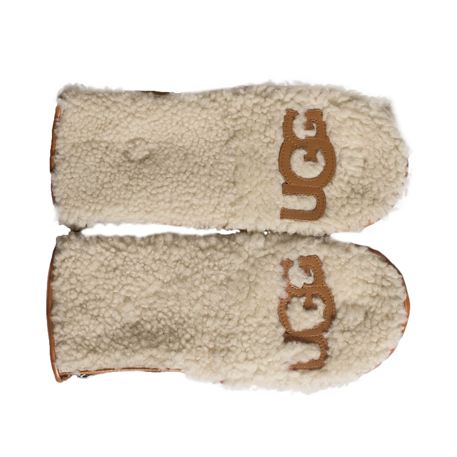 UGG Curly Pile Flip Chestnut Mittens - Women's