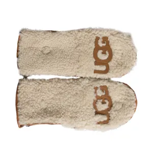 UGG Curly Pile Flip Chestnut Mittens - Women's