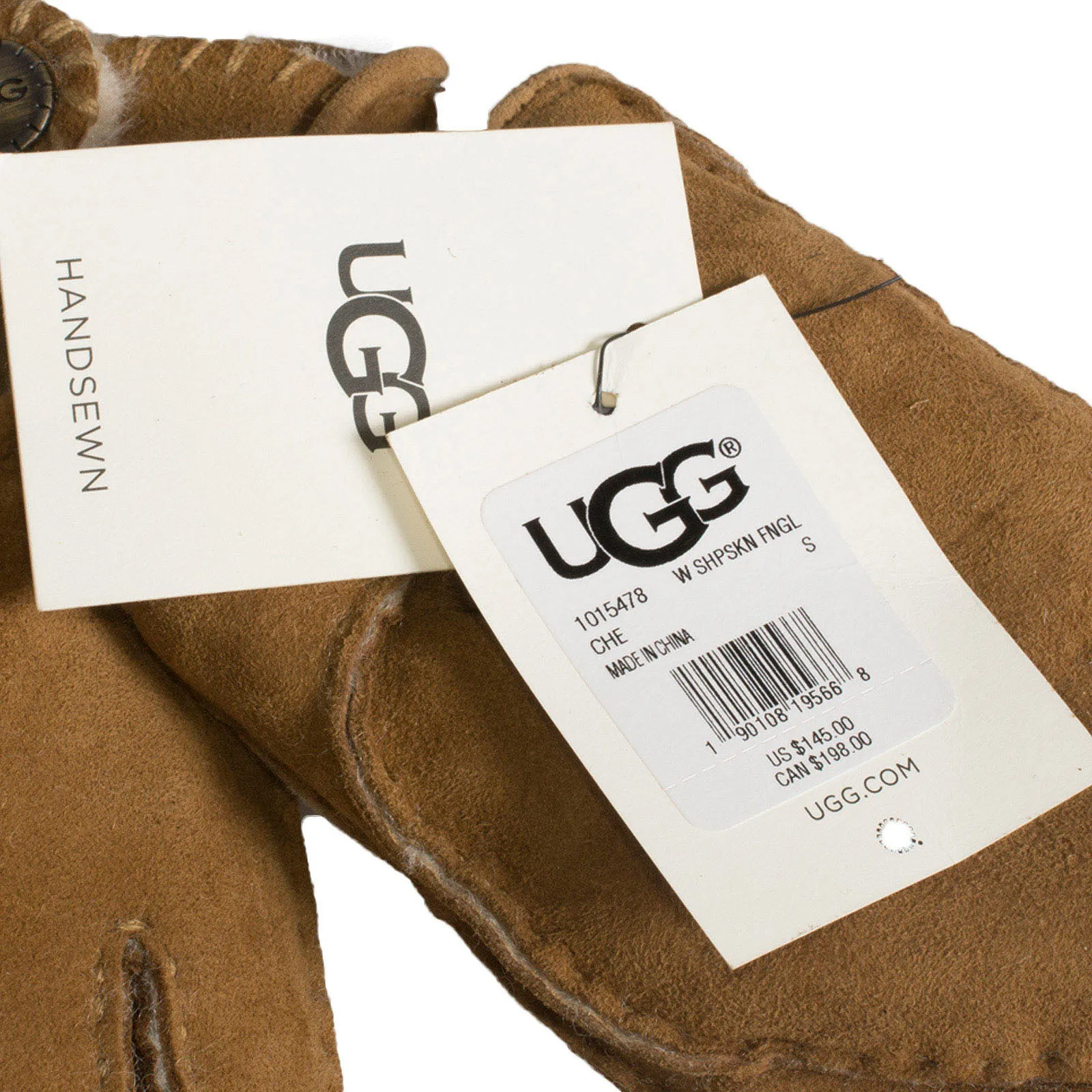 UGG Mckay Fingerless Driver Chestnut Gloves - Women's