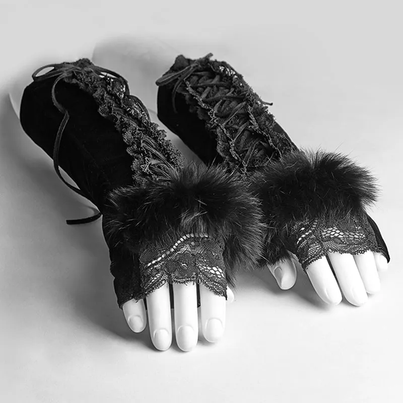 Victorian Fur Gloves