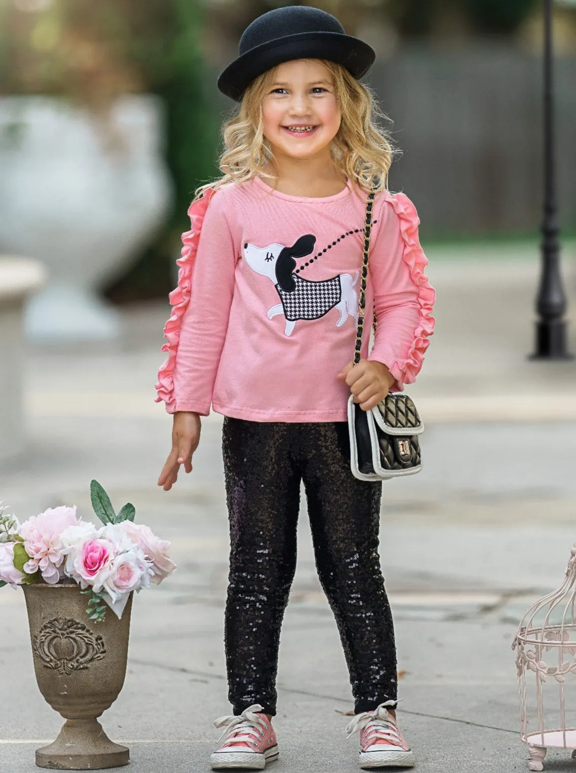 Walkies With You Sequin Legging Set