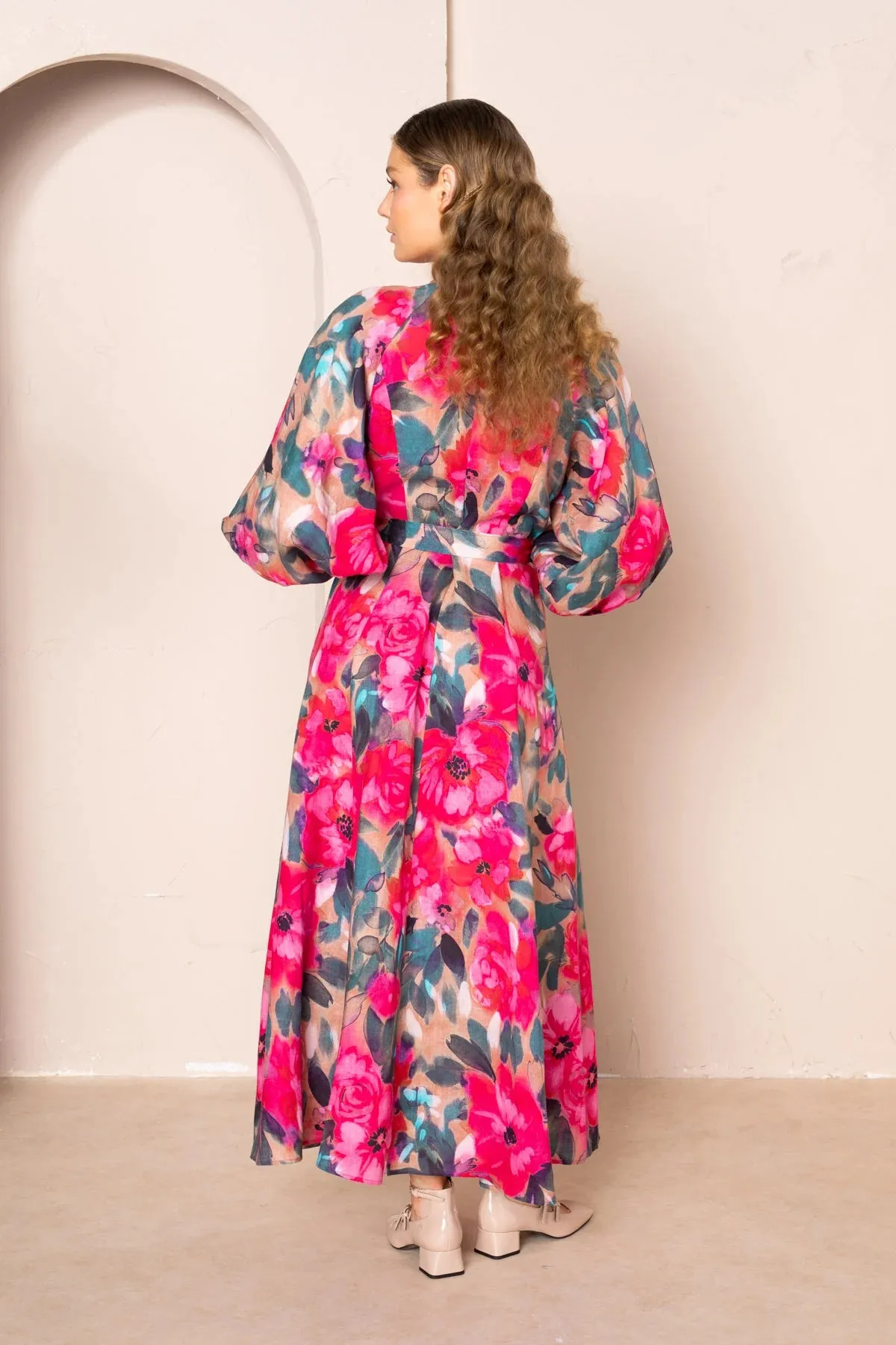 WANDA RAGLAN MAXI DRESS